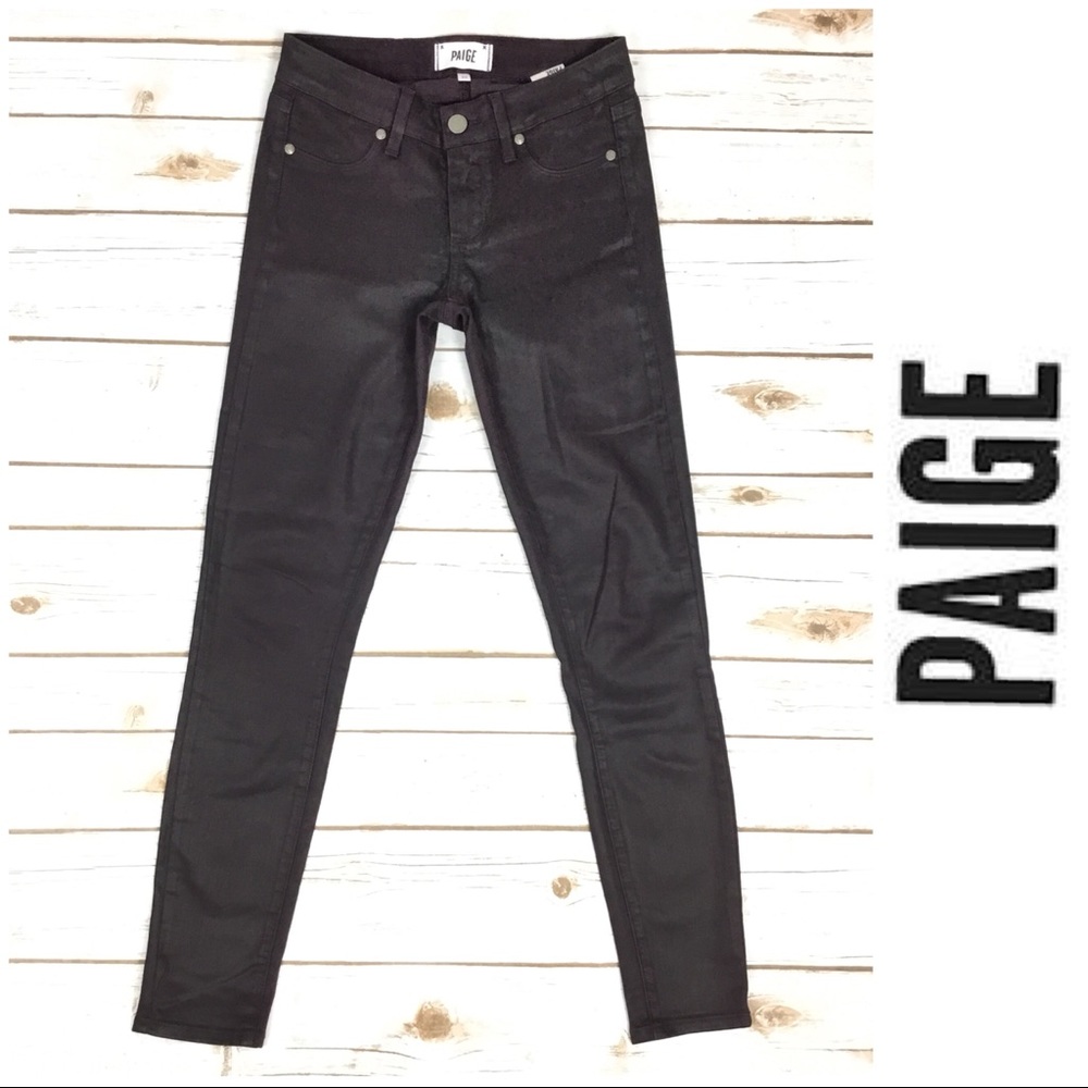 Paige Verdugo Ankle Coated Rhubarb jeans